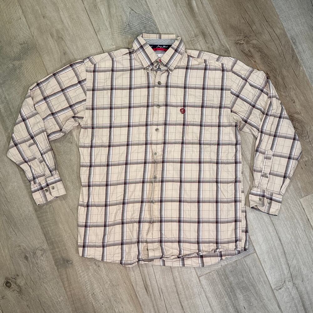 Wrangler George Straight Shirt Cowboy Cut Western Rodeo Mens Large